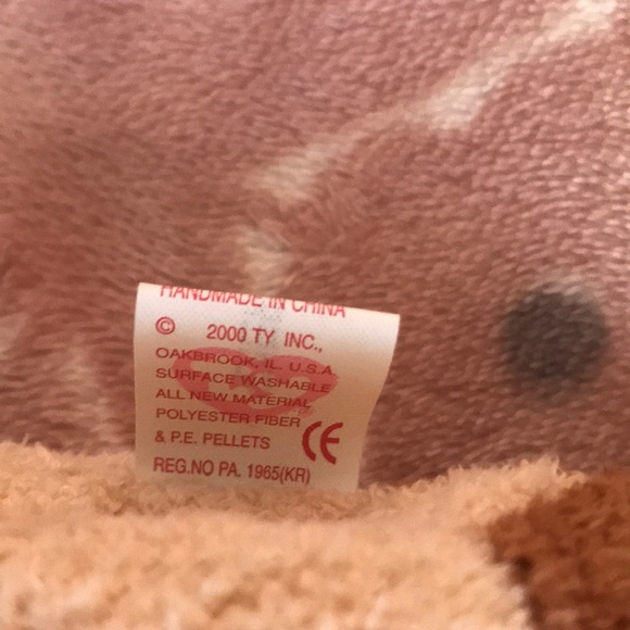 Rare 2000 Ty Original Beanie Babie Rufus - Picture 6 of 6